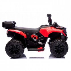 ATV electric pentru copii R-Sport J9 70x44x40 cm varsta 1.5-4 ani roti si scaun din plastic putere 25W - Rosu