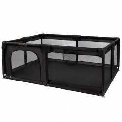 Tarc de joaca pentru copii 120 x 180 cm Kidwell FANKO - Negru