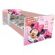 Pat tineret Minnie muzica alb-roz ,saltea cadou