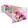 Pat tineret Minnie muzica alb-roz ,saltea cadou