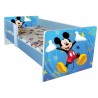 Pat tineret Mickey 2-9 ani,alb-albastru ,saltea cadou