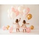 Cilindru cu heliu 0.20 m3 cu 30 de baloane si 40m panglica Ricokids 799001 - Roz