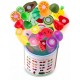 Set de legume din lemn cu velcro 18 elemente Ricokids RK-872