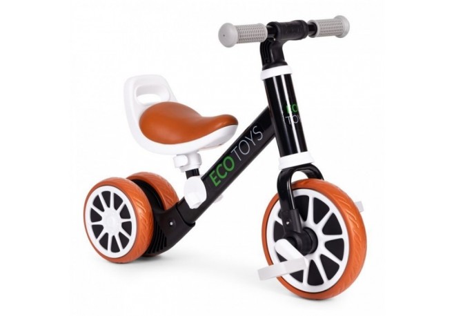 Bicicleta 2 in 1 cu pedale detasabile Ecotoys LC-V1307N - Negru
