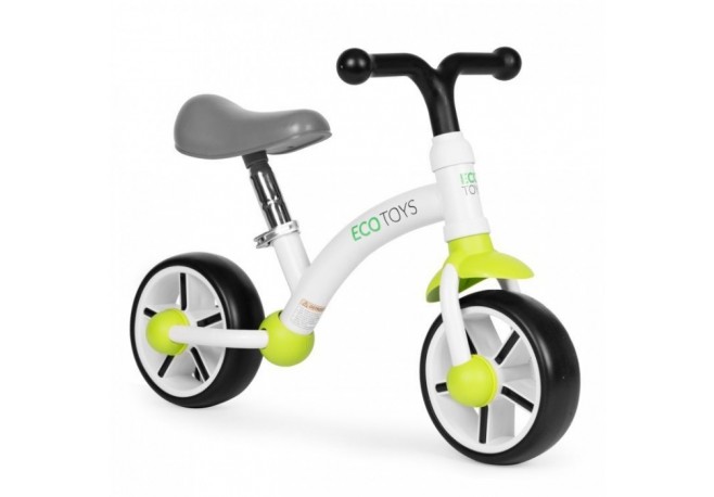 Bicicleta fara pedale pentru copii Ecotoys LC-V1252 - Verde-Alb