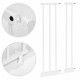 Poarta de siguranta 74-105 cm Ecotoys SG-012-W - Alb