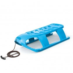 Sanie Bezzy albastra pentru copii sina alunecare din otel87x45x26cm