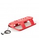 Sanie Bezzy rosie pentru copii sina alunecare din otel87x45x26cm