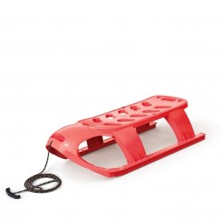 Sanie Bezzy rosie pentru copii sina alunecare din otel87x45x26cm