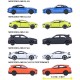 Set Majorette Mercedes-AMG cu 5 masinute