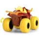 Masina Dickie Toys Flaming Fire Monster 25 cm rosu cu lumini si sunete