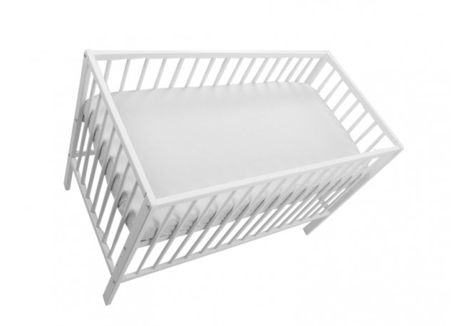 Cearceaf cu elastic MyKids Alb 90x40