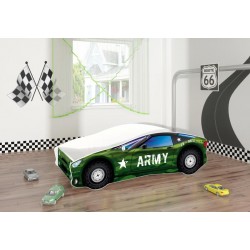 Pat Tineret MyKids Race Car 07 Army-140x70