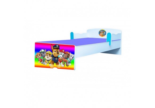 Pat copii Paw Patrol 2-6 ani ,saltea inclusa