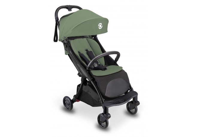 Carucior copii Globber STROLL LITE ultra usor compact mecanism pliere cu o singura mana spatar ajustabil culoare khaki