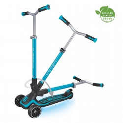 Trotineta Globber ULTIMUM LIGHTS pentru copii adolescenti si adulti ghidon reglabil pe 6 nivele greutate maxima 100 kg rulmenti 