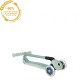 Trotineta Globber PRIMO ECOLOGICA pliabila cu roti LED ghidon ajustabil pe 3 nivele rulmenti ABEC 9 culoare fistic