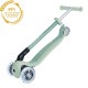 Trotineta Globber PRIMO ECOLOGICA pliabila cu roti LED ghidon ajustabil pe 3 nivele rulmenti ABEC 9 culoare fistic
