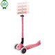 Trotineta Globber ELITE GLOW ghidon ajustabil 4 nivele pliabila rulmenti ABEC 9 culoare roz