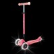 Trotineta Globber ELITE GLOW ghidon ajustabil 4 nivele pliabila rulmenti ABEC 9 culoare roz