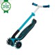 Trotineta Globber ACE LIGHTS ghidon reglabil 5 nivele greutate maxima 100 kg rulmenti ABEC 9 culoare albastra