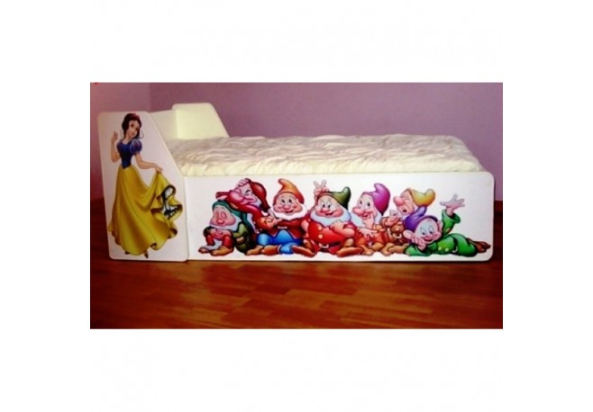 Pat masina copii Alba ca zapada