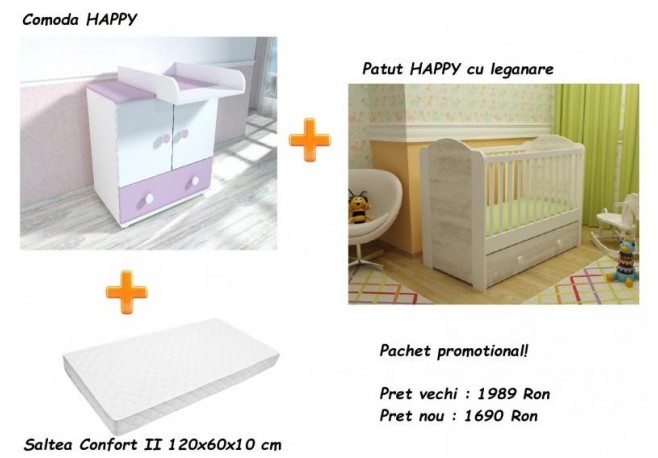 Mobilier Camera copii Si Bebelusi MyKids HAPPY