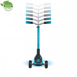 Trotineta Globber ULTIMUM LIGHTS pentru copii adolescenti si adulti ghidon reglabil pe 6 nivele greutate maxima 100 kg rulmenti 