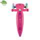 Trotineta Globber JUNIOR PLIABILA CU LUMINI ghidon ajustabil 3 nivele greutate maxima 50 kg rulmenti ABEC 5 culoare roz