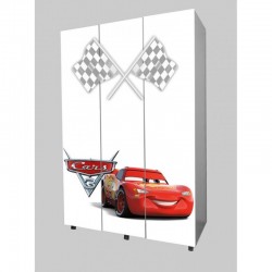 Sifonierul pentru copii Cars 3 usi