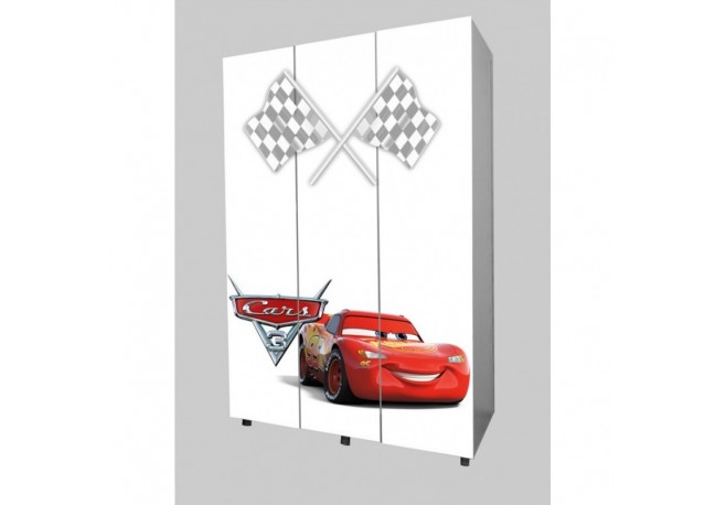 Sifonierul pentru copii Cars 3 usi