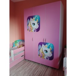 Sifonier copii Unicorn 3 usi