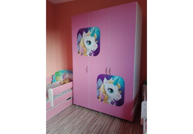 Sifonier copii Unicorn 3 usi