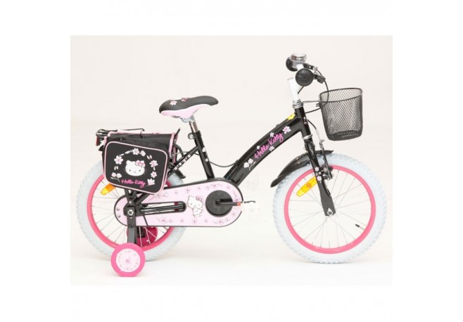 Bicicleta copii Hello Kitty Romantic Black-Pink 16 Ironway
