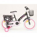 Bicicleta copii Hello Kitty Romantic Black-Pink 16 Ironway