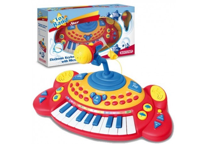 Tastatura electronica cu microfon Bontempi