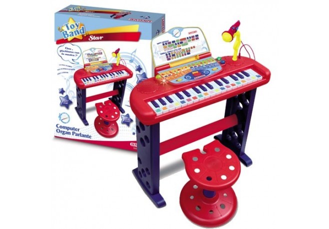 Orga electronica cu 32 taste cu scaun Bontempi