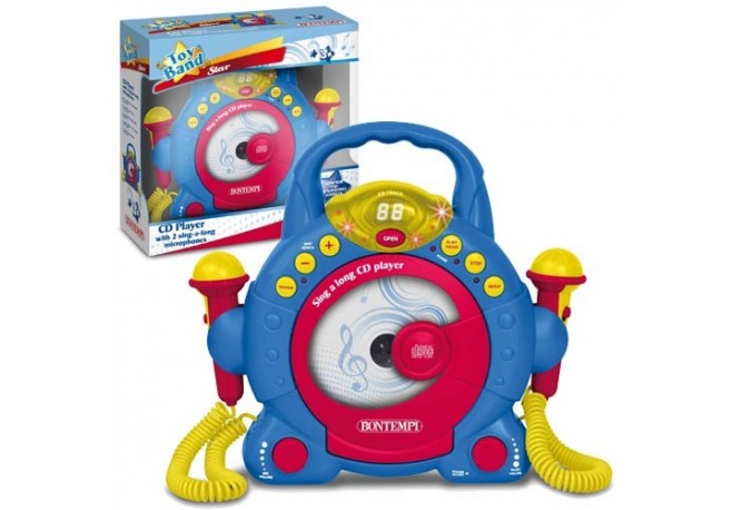 CD Player cu 2 microfoane Bontempi