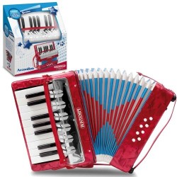 Acordeon din lemn cu 17 taste Bontempi