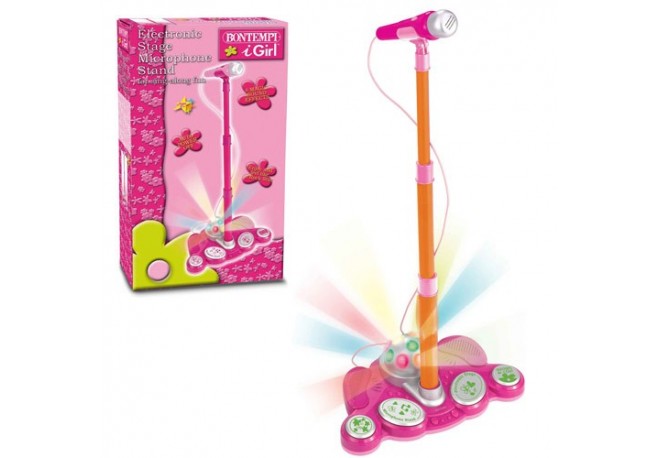 Microfon cu efecte luminoase iGirl Bontempi