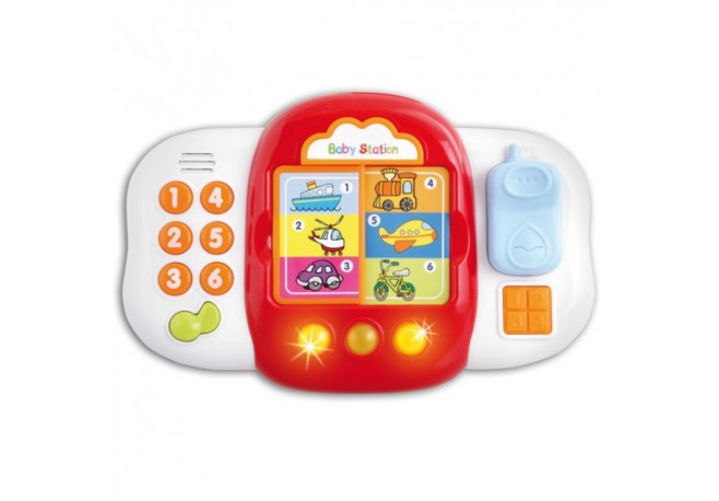 Consola pentru copii cu efecte sonore si luminoase Piccino Piccio