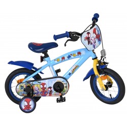 Bicicleta E&L Spidey si prietenii 12 inch  frana in butuc pentru roata spate scaun si ghidon reglabil spite metalice roti gonfla