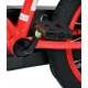 Bicicleta E&L Spiderman 14 inch frana de mana pe roata fata scaun si ghidon reglabil spite metalice roti gonflabile stopuri refl