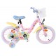 Bicicleta E&L Disney Stitch Girls 14 inch frana de mana pe ambele roti scaun si ghidon reglabil spite metalice roti gonflabile s