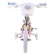 Bicicleta E&L Disney Stitch Girls 14 inch frana de mana pe ambele roti scaun si ghidon reglabil spite metalice roti gonflabile s