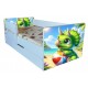 Pat Dino cu sertar 2-9 ani ,saltea cadou