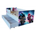 Pat Spider&Batman cu sertar 2-9 ani ,saltea cadou