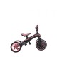 Tricicleta Globber EXPLORER PLIABLA 4 in 1 functie free wheel scaun ajustabil roti EVA centura siguranta in 5 puncte culoare roz