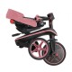 Tricicleta Globber EXPLORER PLIABLA 4 in 1 functie free wheel scaun ajustabil roti EVA centura siguranta in 5 puncte culoare roz