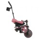 Tricicleta Globber EXPLORER PLIABLA 4 in 1 functie free wheel scaun ajustabil roti EVA centura siguranta in 5 puncte culoare roz
